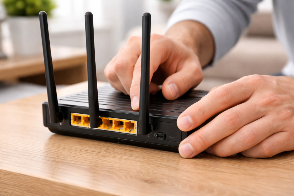 Resetting Your Router